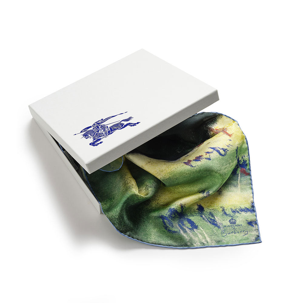 Highgrove x Burberry Summer "Wildflower Pathway" Silk Scarf