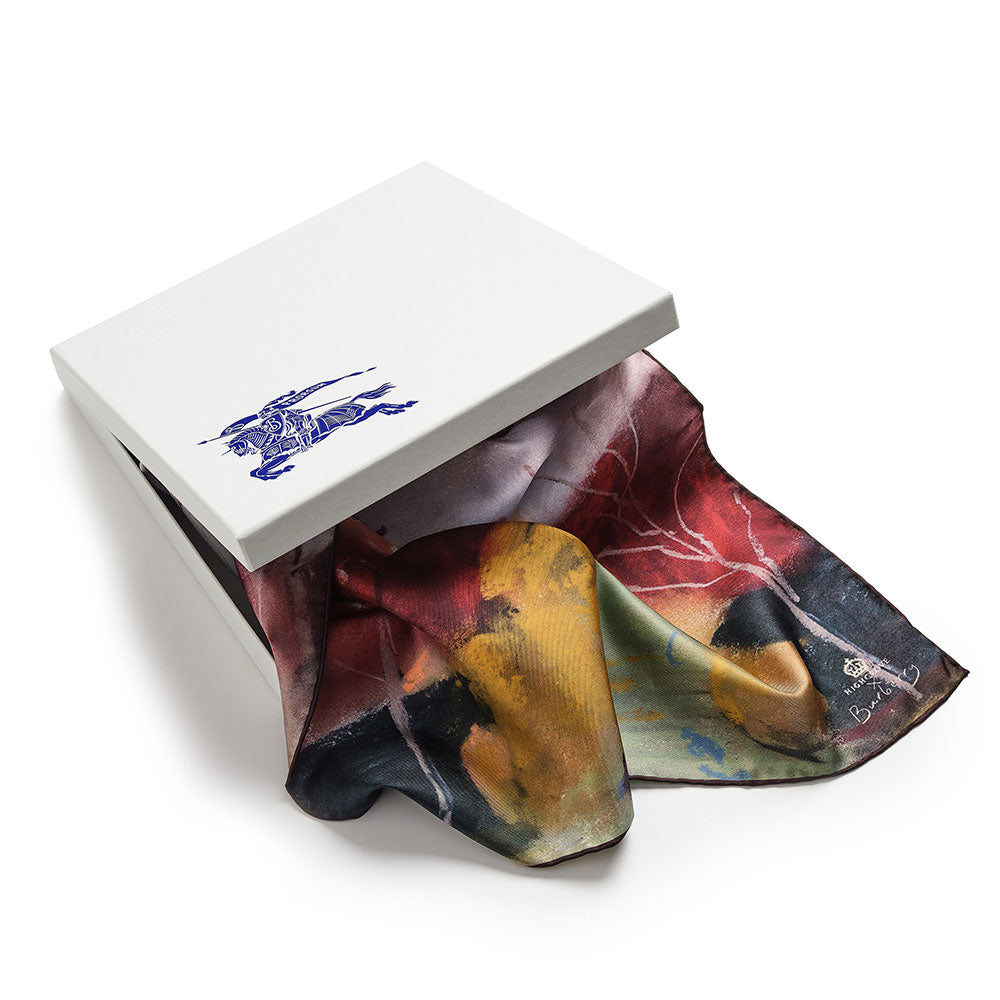 Highgrove x Burberry Winter "Thyme Walk" Silk Scarf