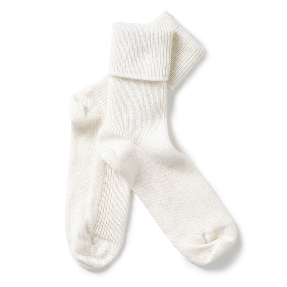 Women's Classic Cashmere Bed Socks (One Size / Various Colours)