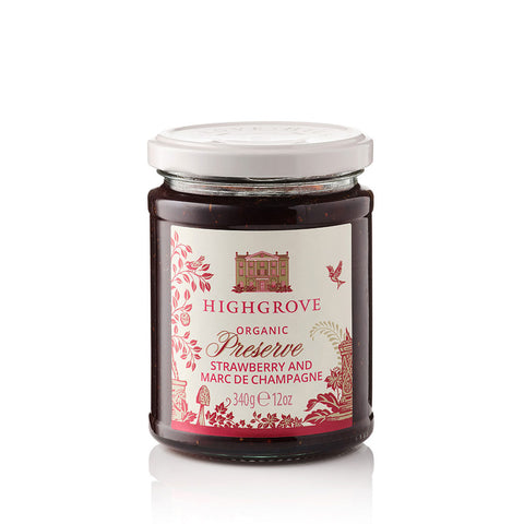 Highgrove Organic Strawberry Preserve with Marc de Champagne