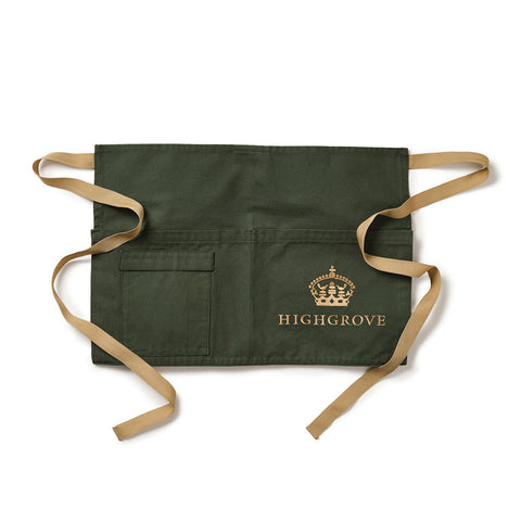 Highgrove Crown Gardening Belt Apron - Forest Green