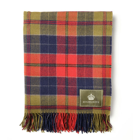 The Prince’s Foundation Tartan Lambswool Throw