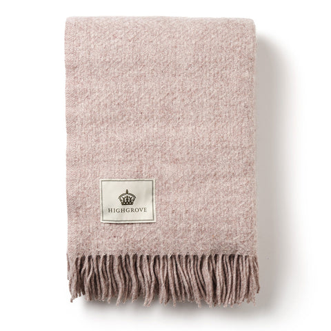 Pure New Wool Throw - Moorland Hazel