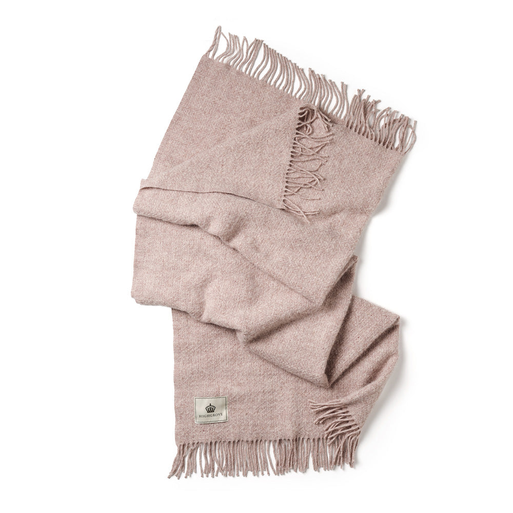Pure New Wool Throw - Moorland Hazel