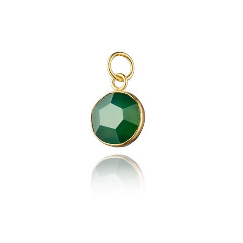 Sabz Green Onyx Charm