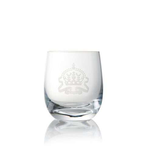 Highgrove Crown Engraved Glass Barrel Tumbler
