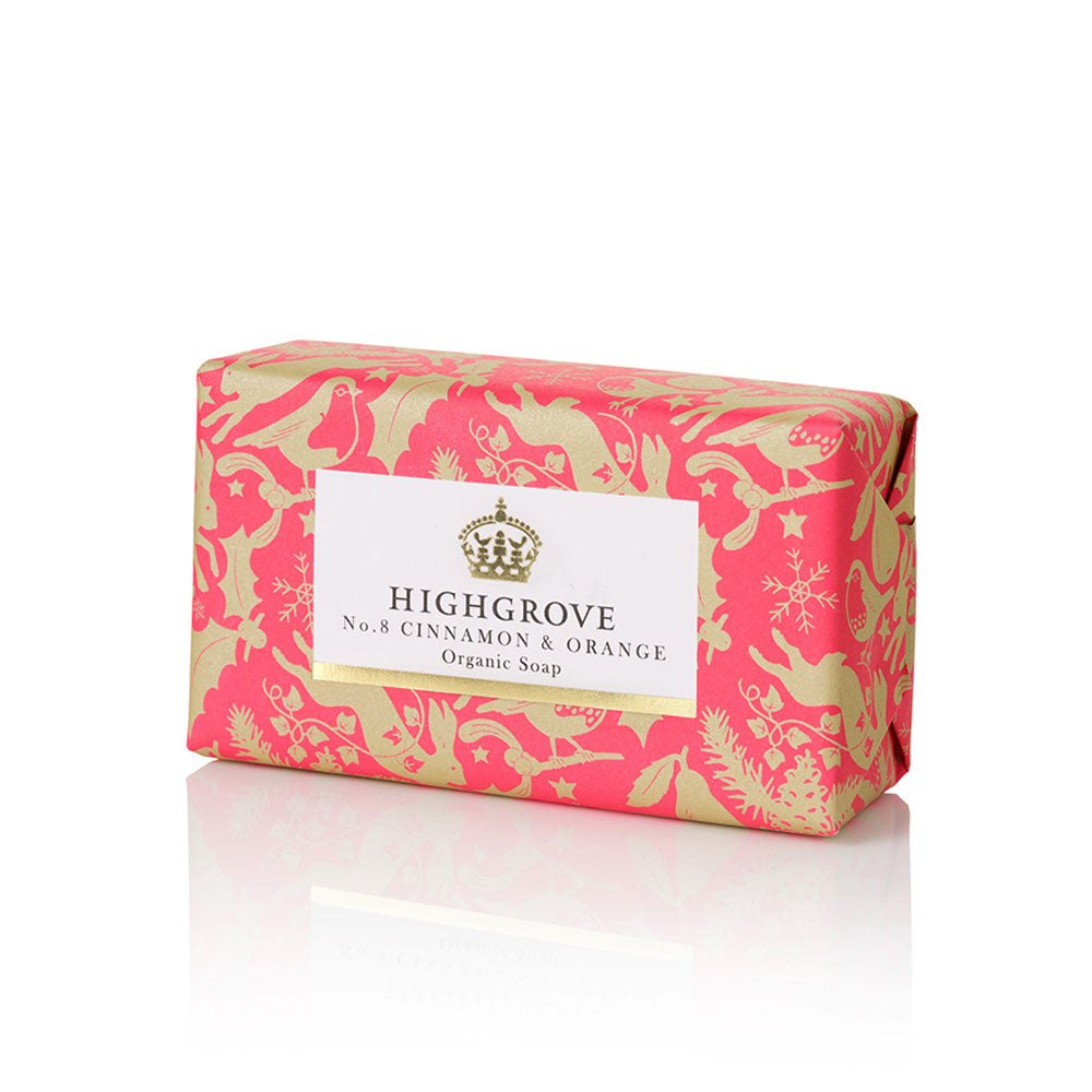 Fragranced Organic Christmas Cinnamon & Orange Soap (Set of Two