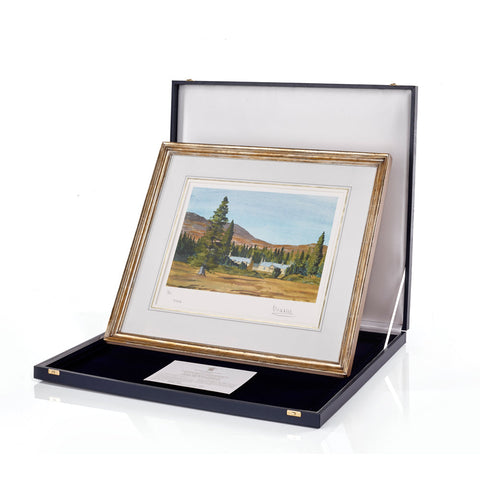 'Alltnaguibhsaich Lodge' Limited Edition Framed, Artist Proof Lithograph