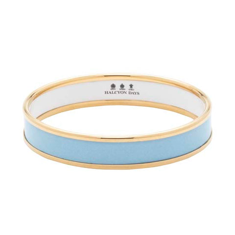 Forget Me Not Blue and Gold Bangle