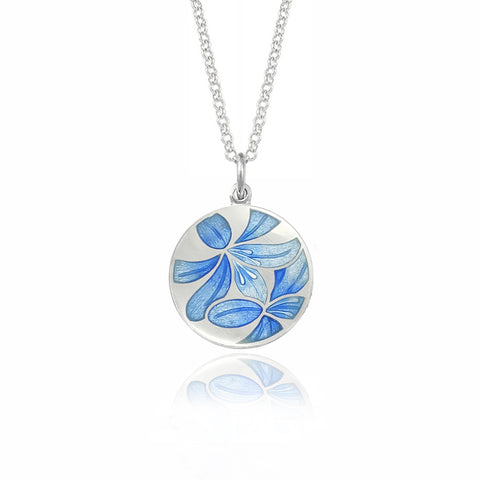 Pale Blue Agapanthus Necklace