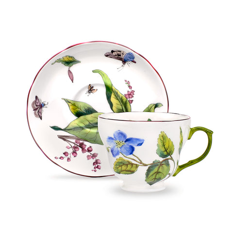 Chelsea Porcelain Teacup & Saucer