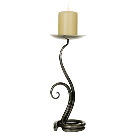 Hand-Forged Fern Candle Holder