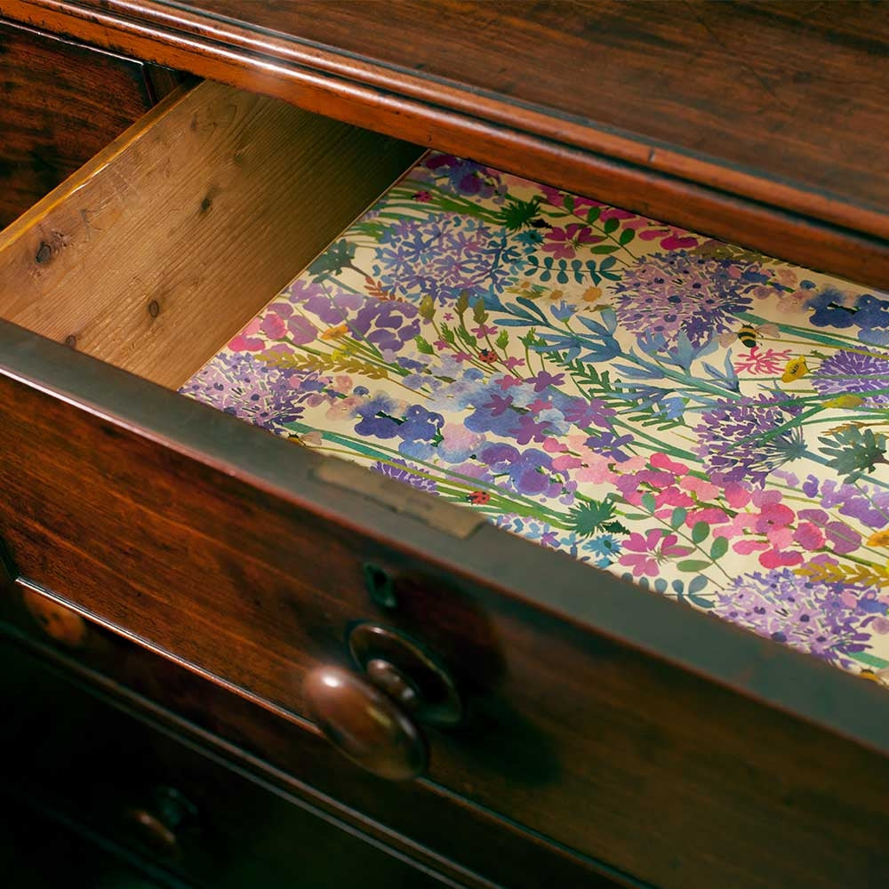 Bluebell-Scented Drawer Liners - 'Miriam' Collection