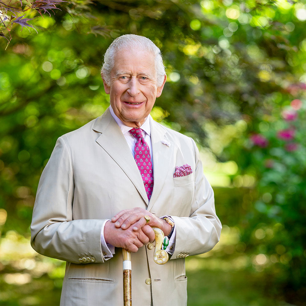 His Majesty The King Charles III at Highgrove Gardens