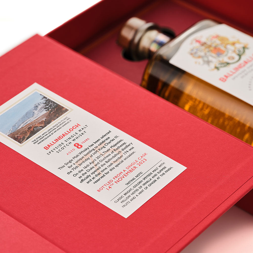 Ballindalloch Single Malt Distillery: Creating a limited edition whisky for His Majesty The King’s 75th birthday