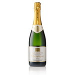 Bottle of Highgrove Champagne on a white background