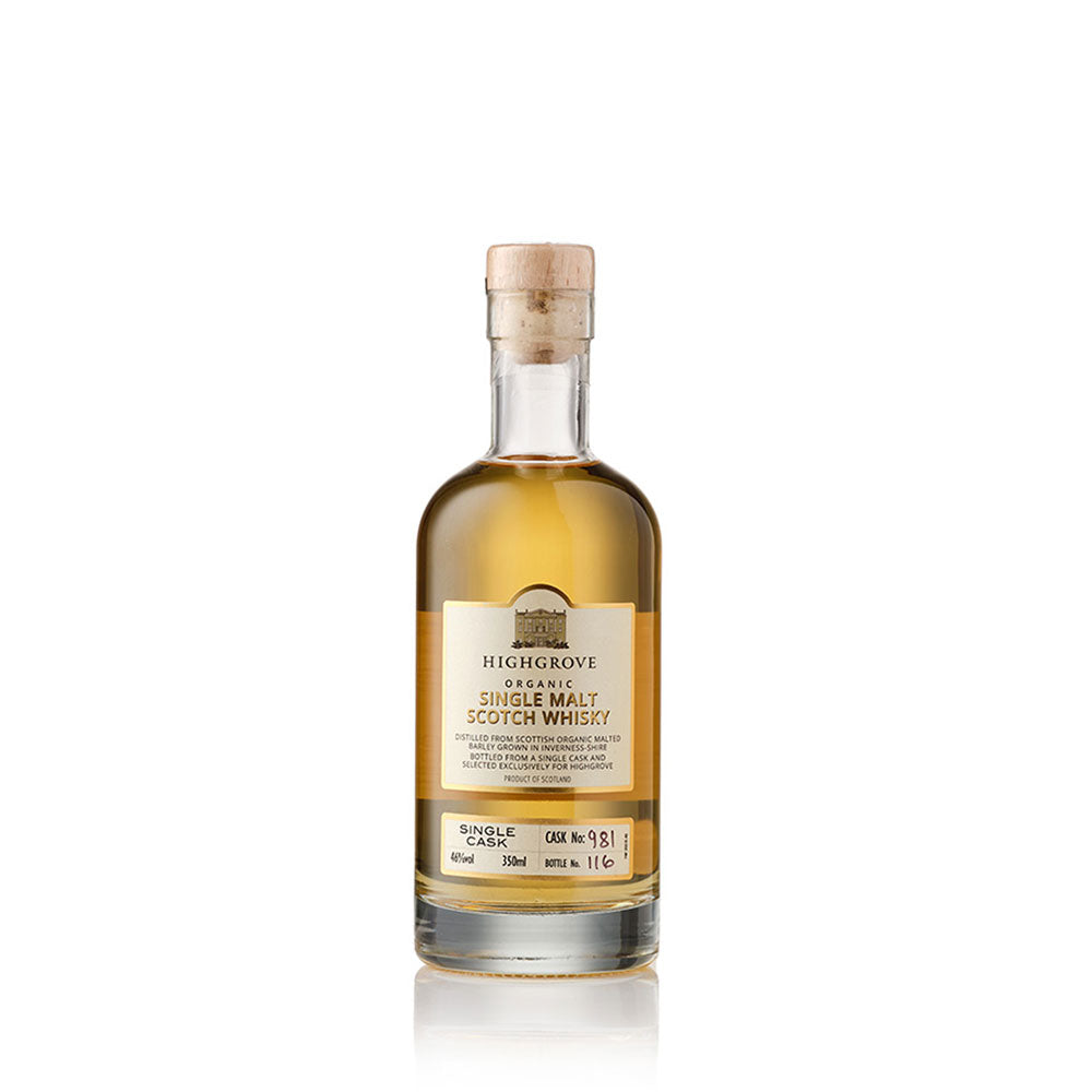 Highgrove Organic Single Malt Scotch Whisky, 350ml