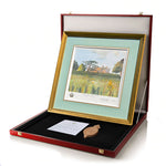 Framed 'Highgrove House, A View from the Wildflower Meadow'  Special-Edition Lithograph inside case