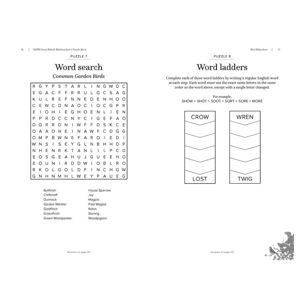RSPB Great British Birdwatcher's Puzzle Book