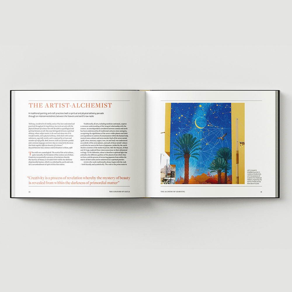 The Colours of Alula: Pigments of the Desert