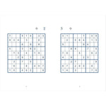 Two Sudoku grids with numbers filled in on a white background
