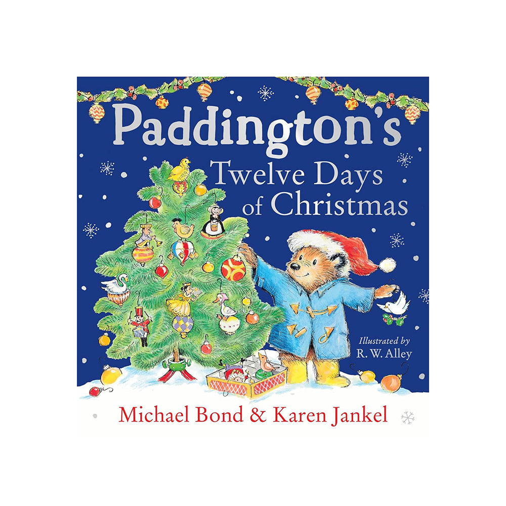 Paddington's Twelve Days of Christmas Book on a white background