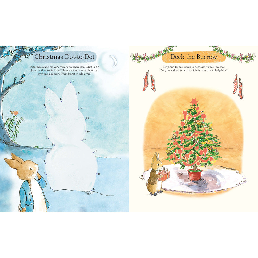 Christmas Sticker Fun: A Peter Rabbit Sticker Activity Book