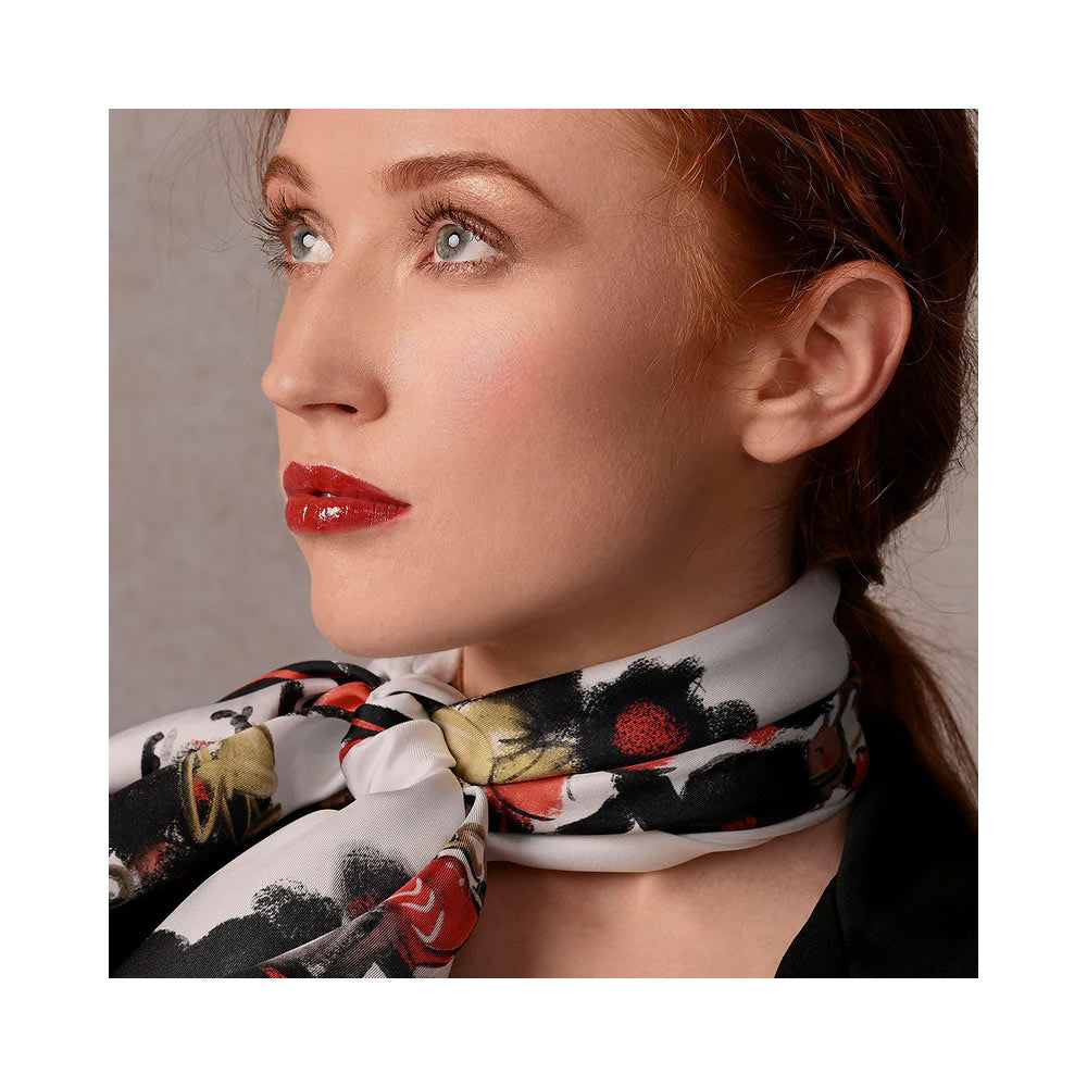 Marching Down The Mall Silk Scarf