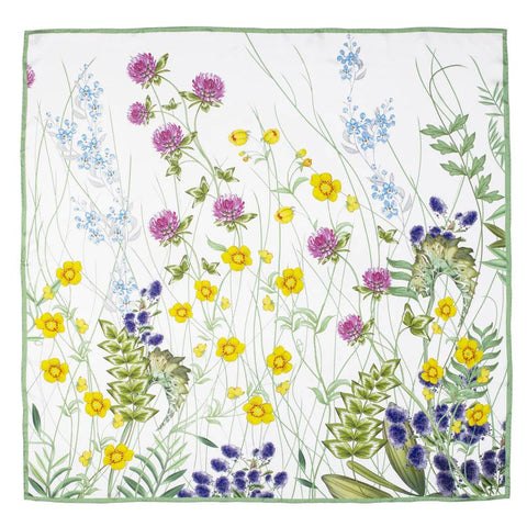 Wildflower Meadow Breeze Silk Scarf