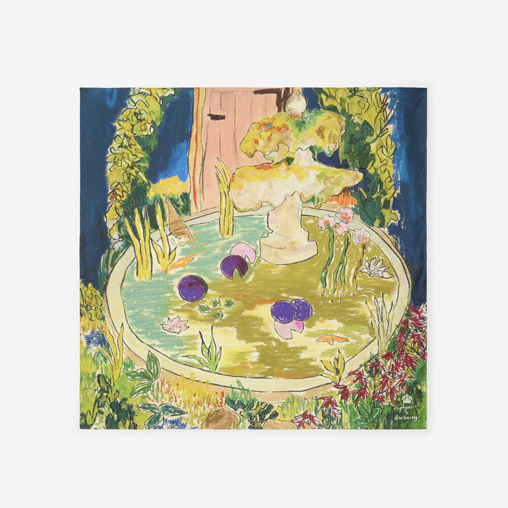 Highgrove x Burberry Fountain Silk Scarf