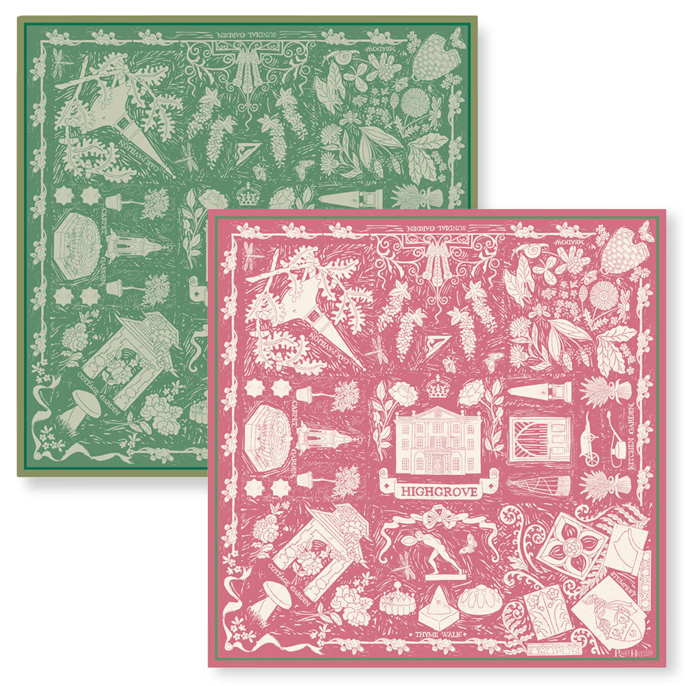 Highgrove Celebrated Scarf Designed By Rory Hutton