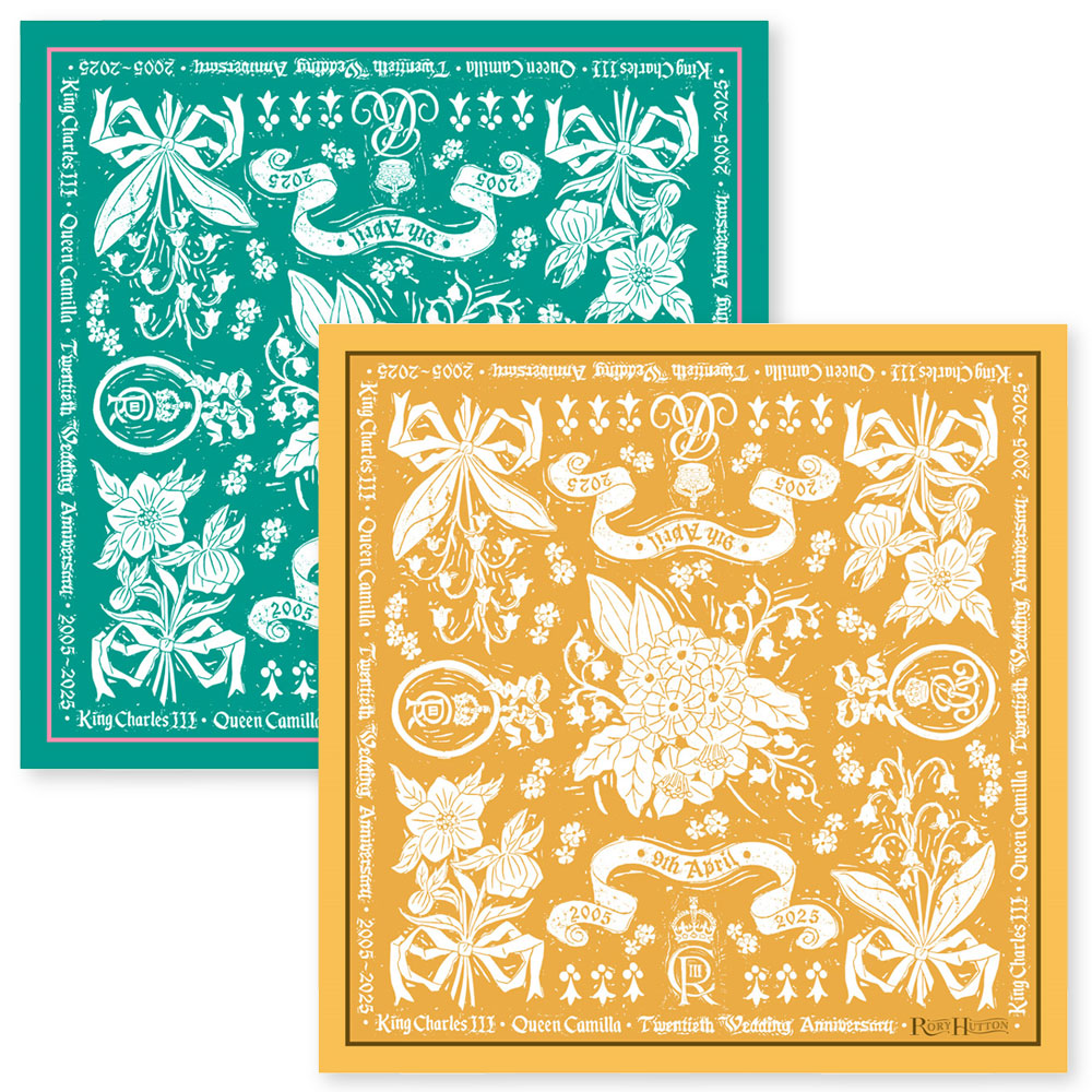 20th Wedding Anniversary Silk Scarf