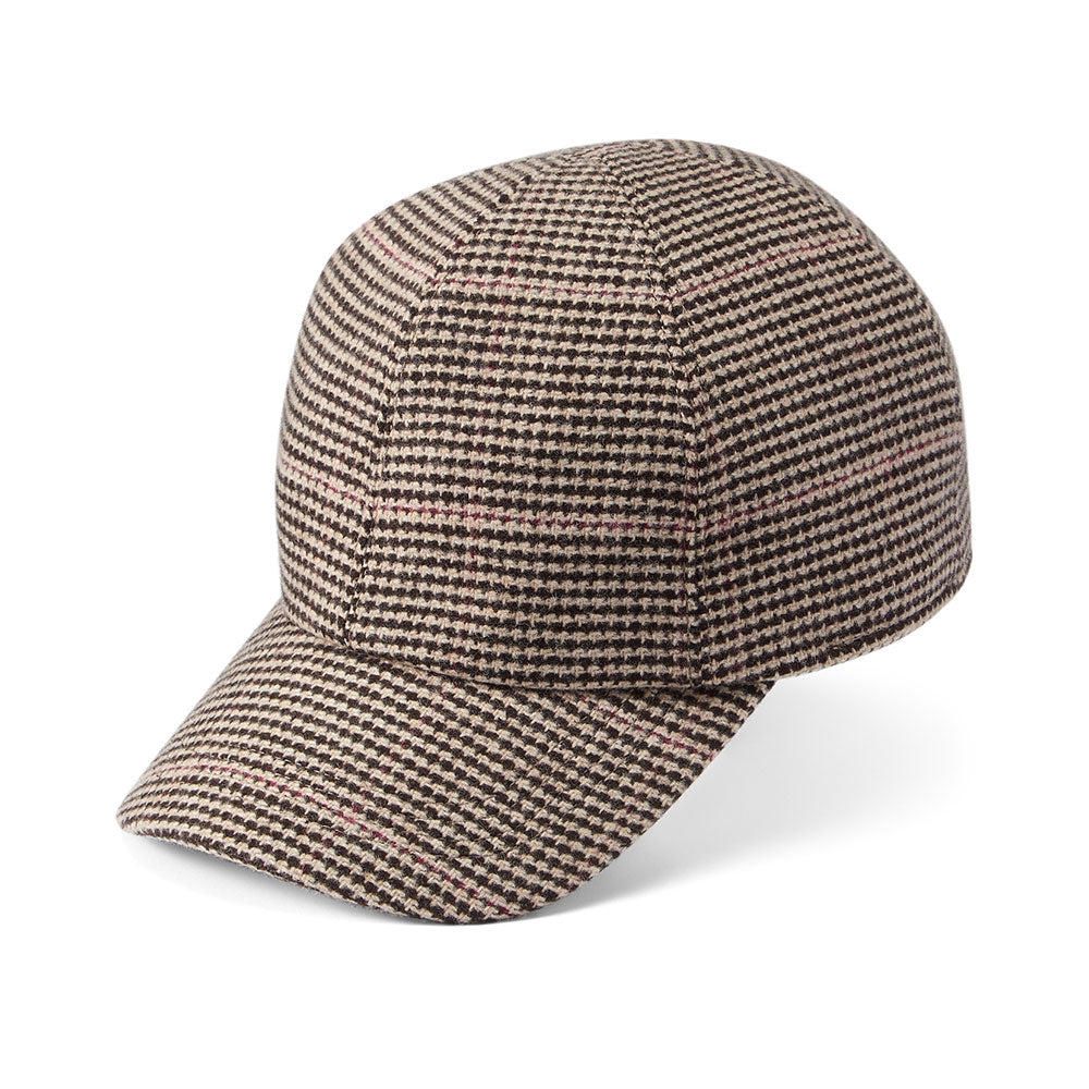 Tetbury Beige Check Baseball Cap | Highgrove Shop & Gardens