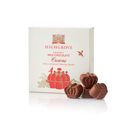 Highgrove Organic Milk Chocolate Crowns