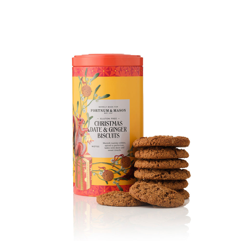 Gluten-Free and Vegan Christmas Date and Ginger Biscuits