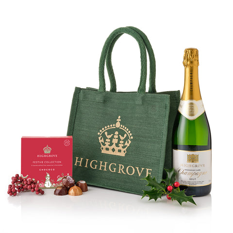 Highgrove Champagne and Chocolates Gift Set