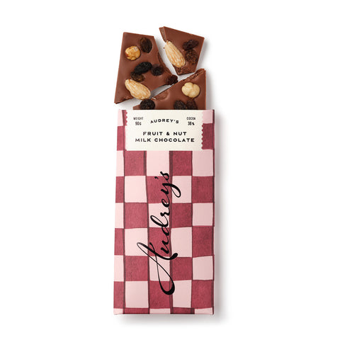 Audrey's Fruit and Nut Milk Chocolate Bar