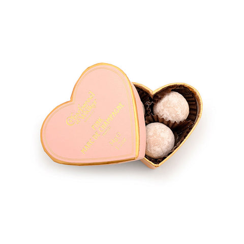 Charbonnel et Walker Mini Pink Heart – Pink Marc de Champagne Truffles (34g)