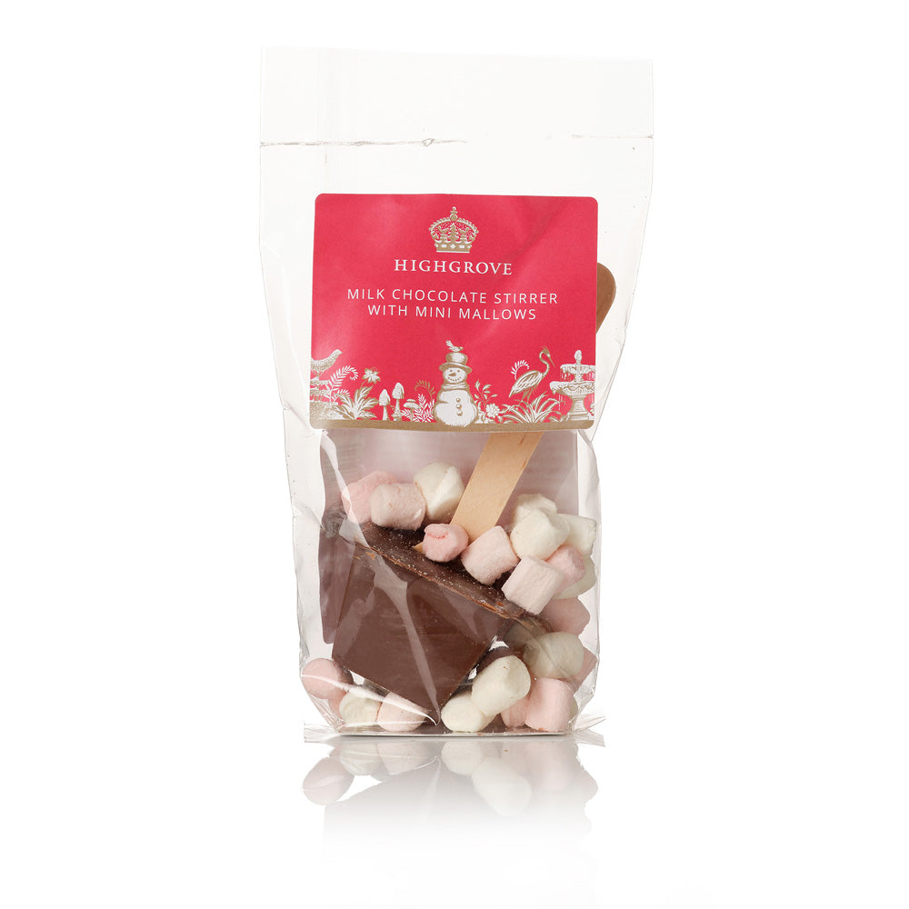 Milk Chocolate Stirrer with Mini Marshmallows