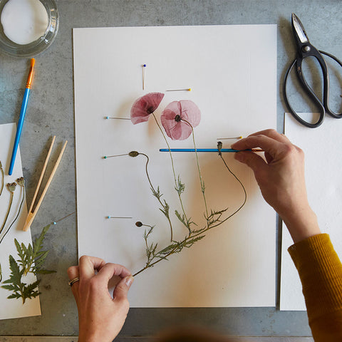 Flower Pressing Workshop with Garden Tour (One-Day)