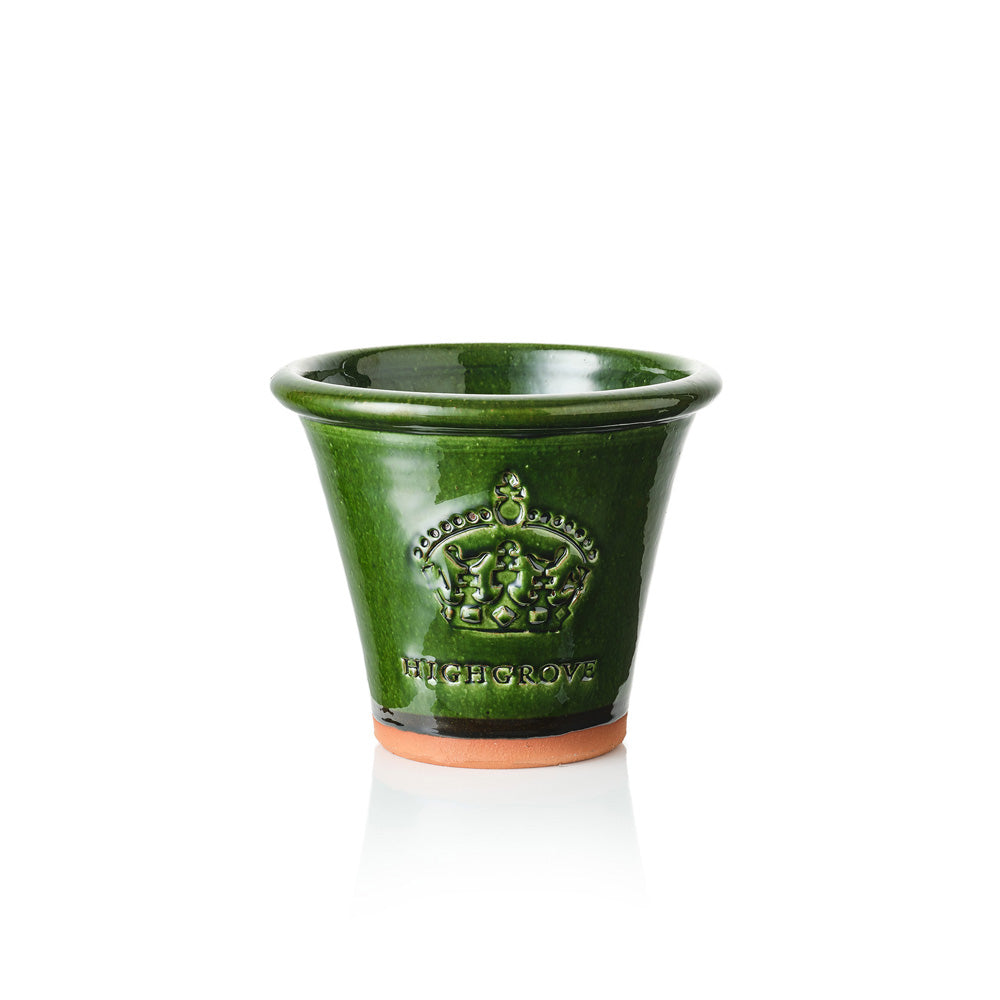 Highgrove Terracotta Green Glazed Flowerpot (X-Small)
