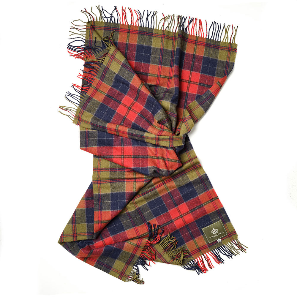 The Prince’s Foundation Tartan Lambswool Throw