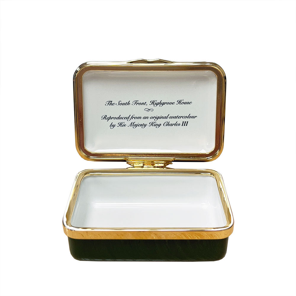 Highgrove Hornbeam Avenue  Small Enamel Trinket Box