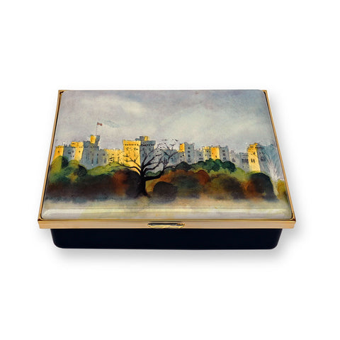 Windsor Castle Large Enamel Trinket Box