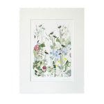 Highgrove Wildflower Meadow Cranesbill and Cowslips Print