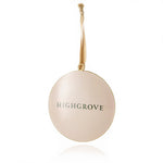 Christmas Tree Decoration - Highgrove Crown Round Tin (Cream) 2