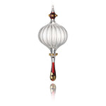 Christmas Decoration - Classic Shape Clear Glass Bauble