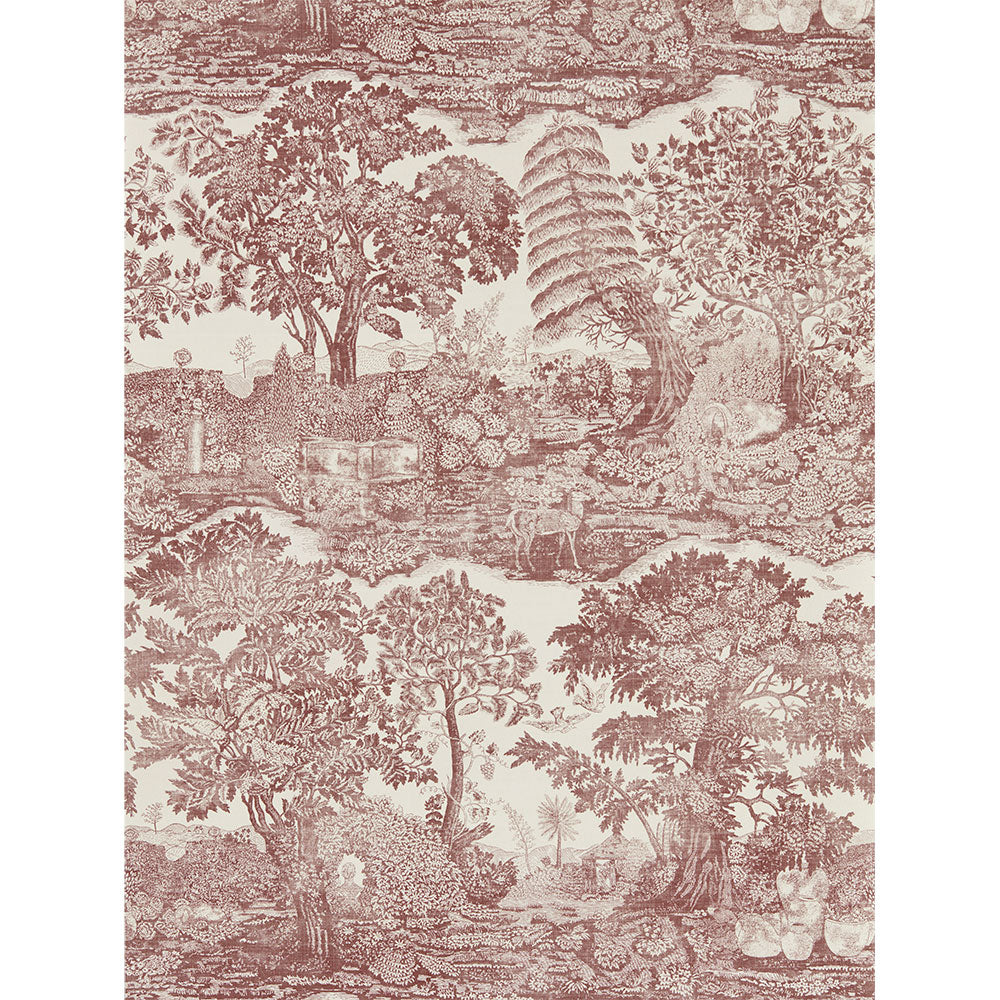 Highgrove Toile Wallpaper Oak