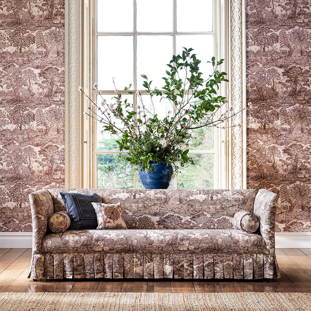 Highgrove Toile Wallpaper (Various Colours)