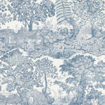 Highgrove Toile Wallpaper Tetbury Blue